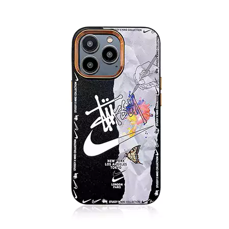 ステューシー stussy ナイキ nike iphone 16 plus スマホケース 16 pro 16 pro max 15 plus 15 pro max 革 海外 人気 おしゃれ 安い 販売 