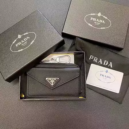 プラダ 公式サイトと同じ ポシェットクレ 横開き牛革 ブランド prada