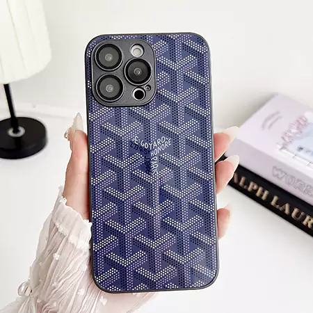 goyard iphone16 16pro ガラスケース モノグラム 亮面 防水 SC24070934