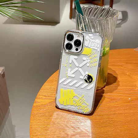 ハイブランド オフホワイトiphone16/16proケースアクリル 薄型 透明 ブランドロゴOff White  スマホケース SC23080932