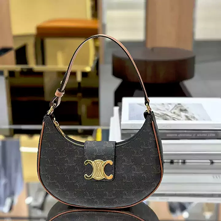 RISA (リサ)愛用 セリーヌ ミディアム ティリー バッグ カーフスキン 高品質 ゴールド 金具 CELINE ハンドバッグ コンパクト レデイースミニ バッグ 海外 流行り