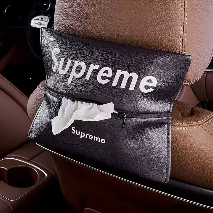 Supreme 車用ティッシュケース ハイブランド 流行り