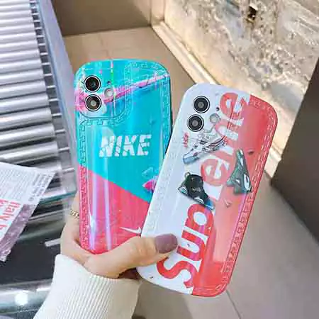 iphone16/16proケースハイブランド シュプリーム ナイキ ブランド英字プリント付きSupreme Nikeスマホケース  送料無料