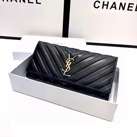 YSL ボタン＆ファスナー式