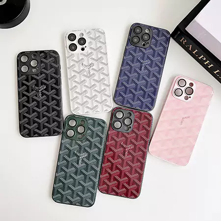 goyard iphone16 16pro ガラスケース モノグラム 亮面 防水 SC24070934