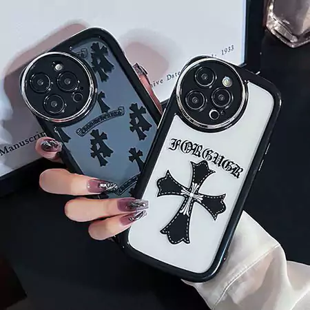 ポリエチレンクロームハーツスマホケース 薄型クリアChrome Hearts iphone16/15/14ケース電気メッキ SC23071811