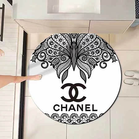 円形chanelフロアマット