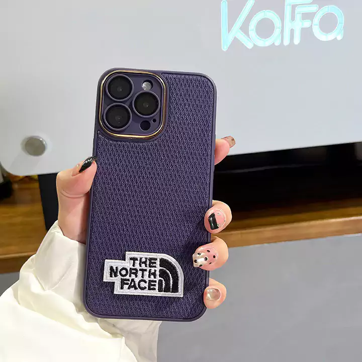 刺繍 The North Faceスマホケースiphone16/16proポリエチレン ブランドロゴ SC23060620 |スーパー コピー 安全 な サイト