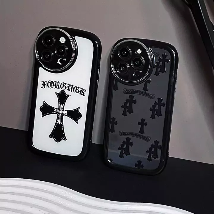 ポリエチレンクロームハーツスマホケース 薄型クリアChrome Hearts iphone16/15/14ケース電気メッキ SC23071811