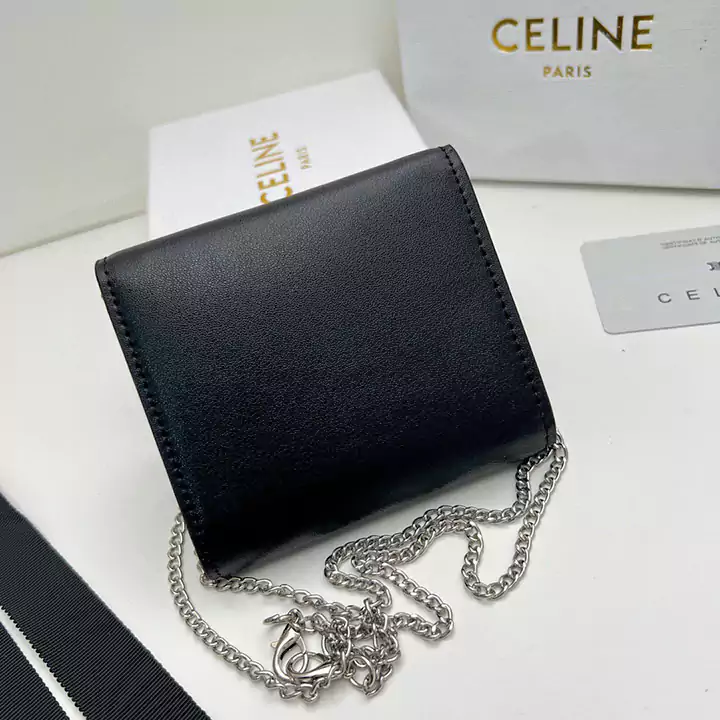 セリーヌ ミニ財布 レデイース 上品 牛革 ショルダーバッグ 人気 ブランド celine