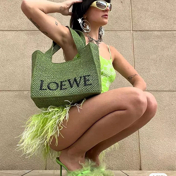 新作 ロエベ ラフィアバッグ フグハンドバッグ 人気 可愛い 夏向け 高品質 Loewe 「パウラズイビザ 」トートバッグ レデイース オシャレ