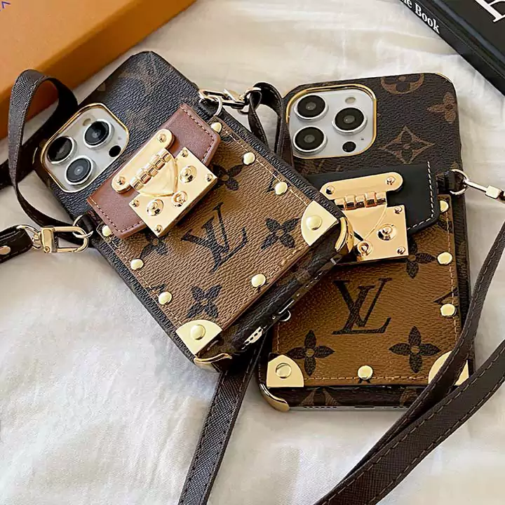 LV ブランド ショルダーストラップiPhone ケース 上半身効果