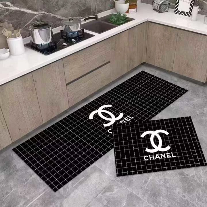 chanel ロゴ キッチンマット