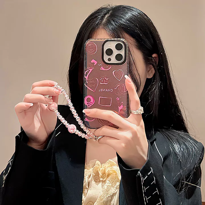  chanel フラッシュ粉レーザ携帯ケースiphone16 pro 