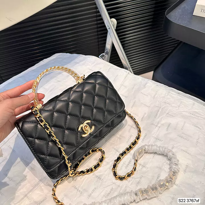 女性愛用 Chanel 風 ミニマトラッセ ショルダーバッグ 黒 ブラック 革 高品質 シャネル 定番 チェーン2awy MMトートハンドバッグ レデイース 小さめ サイズ