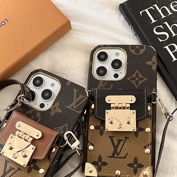 LV ブランド ショルダーストラップiPhone ケース 上半身効果