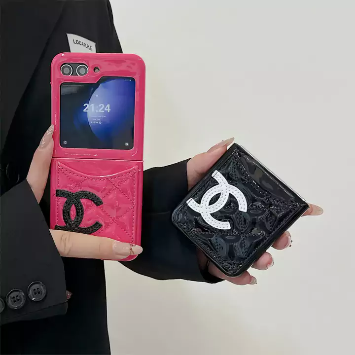 ギャラクシー ZFold4  ケースchanel ブランドロゴ