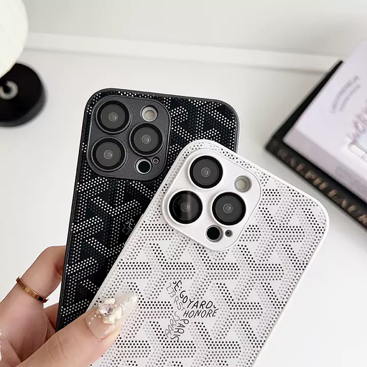 goyard iphone16 16pro ガラスケース モノグラム 亮面 防水