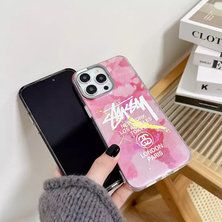 iphone 15pro max スマホケース 面白い ステューシー stussy