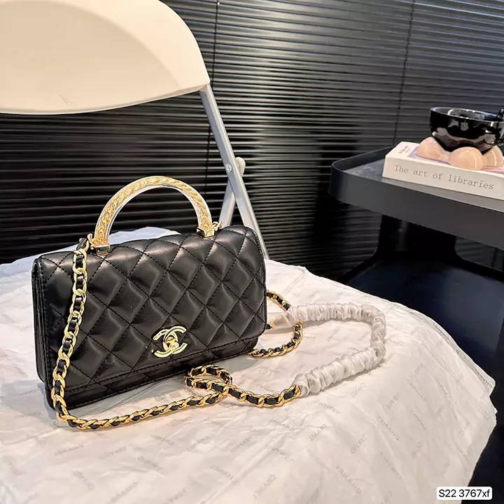 女性愛用 Chanel 風 ミニマトラッセ ショルダーバッグ 黒 ブラック 革 高品質 シャネル 定番 チェーン2awy MMトートハンドバッグ レデイース 小さめ サイズ