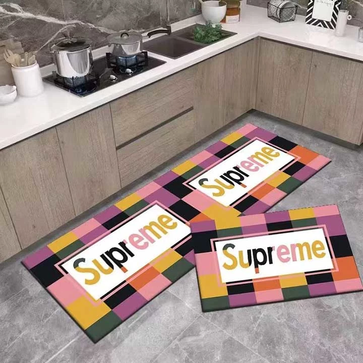 supreme キッチンマットお洒落 人気トイレマット 風呂マッ