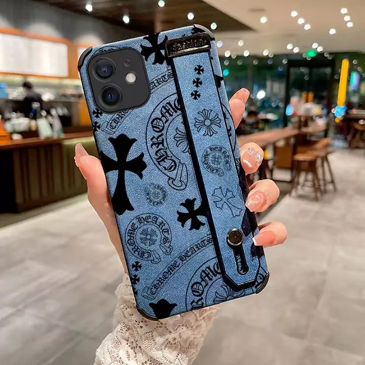 クロムハーツアイフォン16/16プロケース手首バンド 流行り 男女兼用 CHROME HEARTS iphone15/15plus携帯ケース安い 安全 通販 ブランド柄 iphone14/14promaxスマホケース四角保護 送料無料 商品番号：sc061310-CL