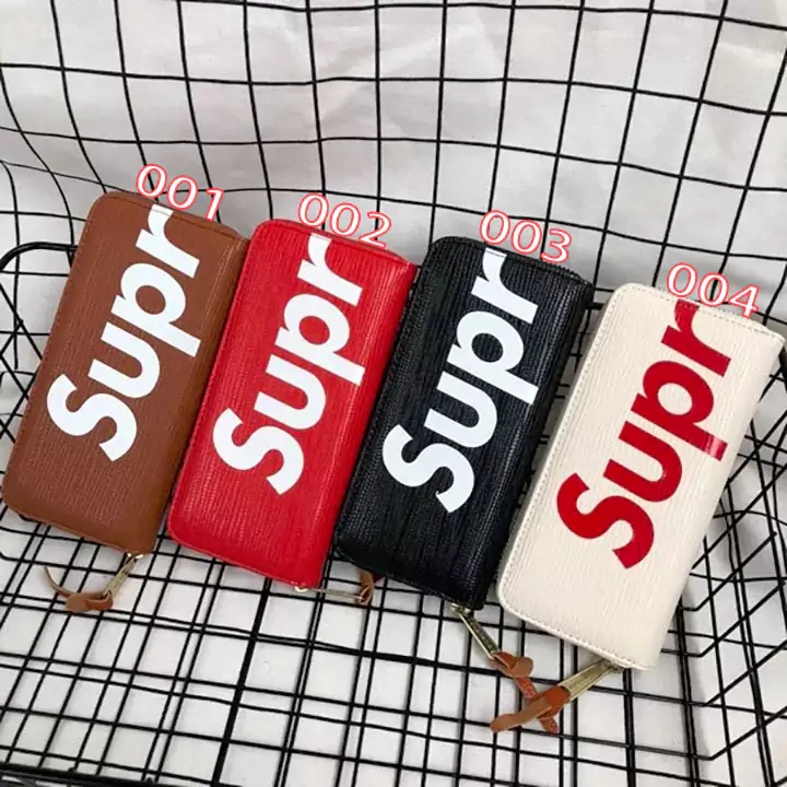 Supreme 長財布 紙幣収納 サフィアーノレザー かっこいい 若者 個性 カジュアル ブランドコピー 高品質 シュプリーム 財布 オシャレおすすめ