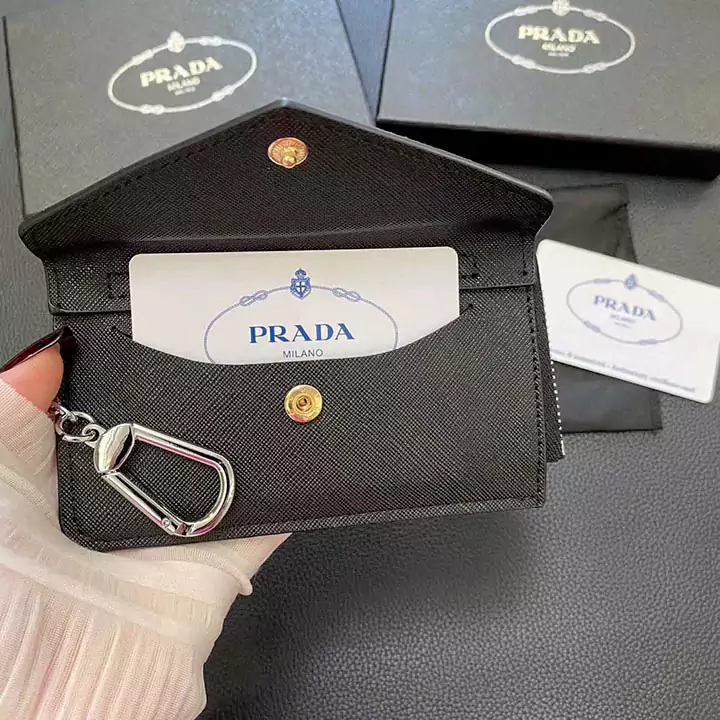 プラダ 公式サイトと同じ ポシェットクレ 横開き牛革 ブランド prada