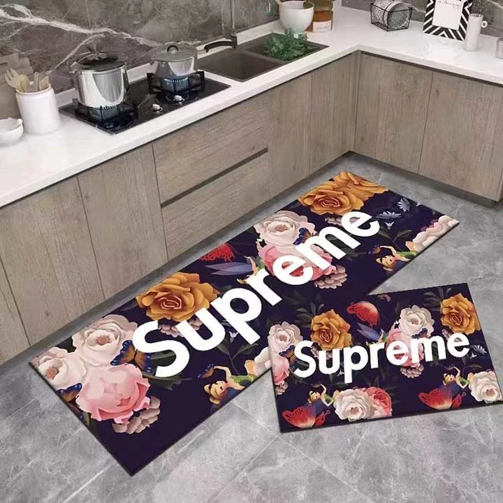 supreme キッチンマットお洒落 人気トイレマット 風呂マッ