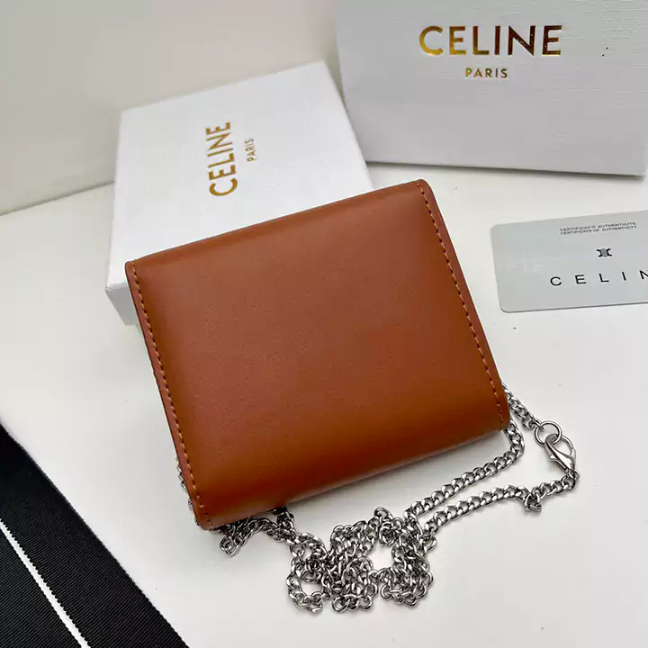 セリーヌ ミニ財布 レデイース 上品 牛革 ショルダーバッグ 人気 ブランド celine