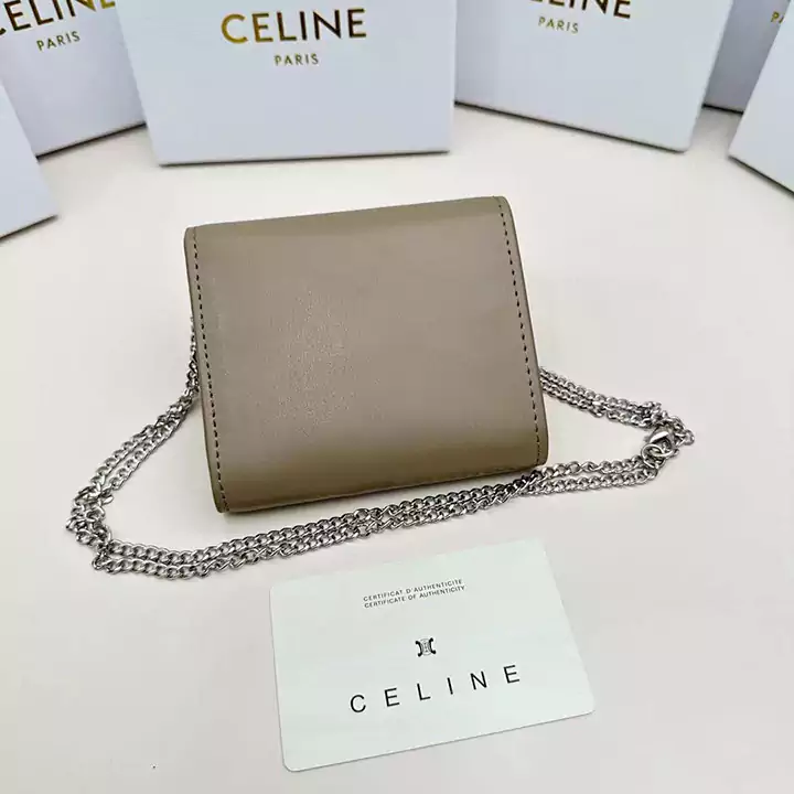 セリーヌ ミニ財布 レデイース 上品 牛革 ショルダーバッグ 人気 ブランド celine