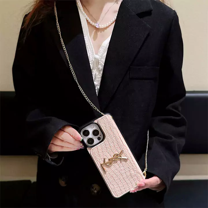 ysl iphone15ケースワニ柄