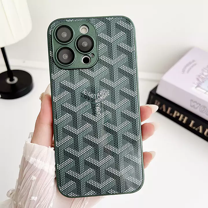 goyard iphone16 16pro ガラスケース モノグラム 亮面 防水