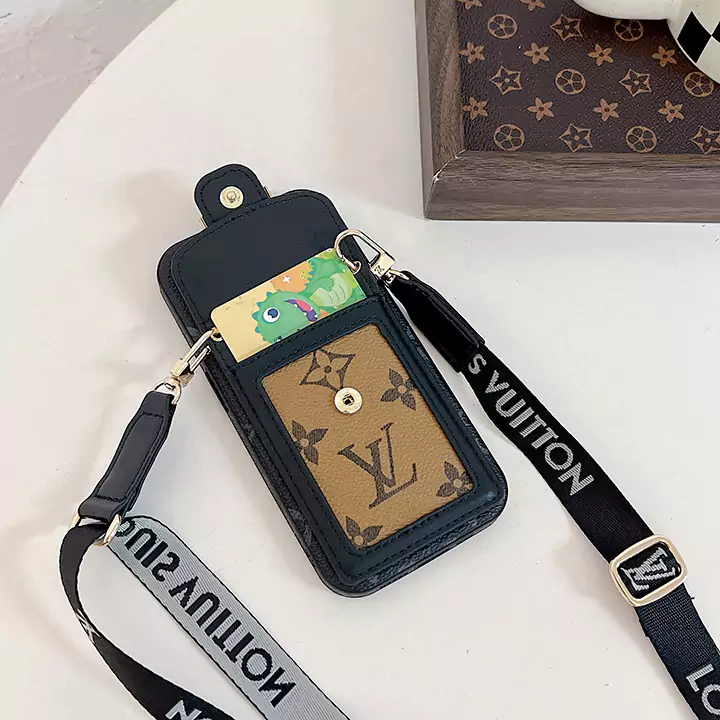 LOUIS VUITTON iphone16/16plus携帯ケースカーフレザー ショルダー ルイビトン アイフォン15/15promaxケースカードポッケト付き 紛失防止 多機能 LV IPHONE 14/13カバー 大人 斜めがけ 送料無料 商品番号：SC24070919-CL