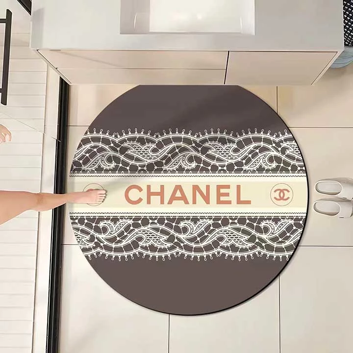 chanel 絨毯 円形