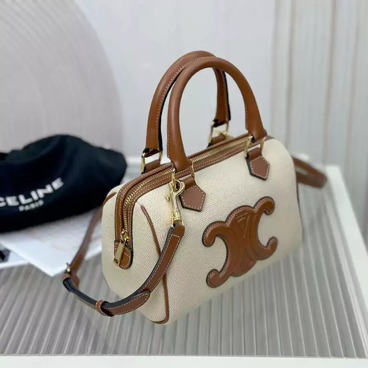 セリーヌ スモールボストン キュイル トリオンフ ブランド 高品質 CELINE カーフスキン レディースボストンバッグ ミニ ショルダーバッグ おしゃれ