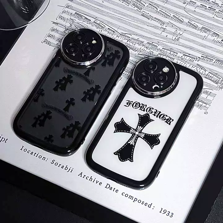 ポリエチレンクロームハーツスマホケース 薄型クリアChrome Hearts iphone16/15/14ケース電気メッキ SC23071811