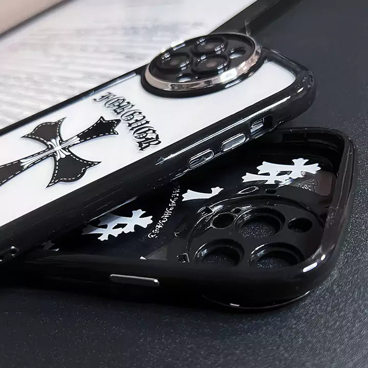 ポリエチレンクロームハーツスマホケース 薄型クリアChrome Hearts iphone16/15/14ケース電気メッキ SC23071811