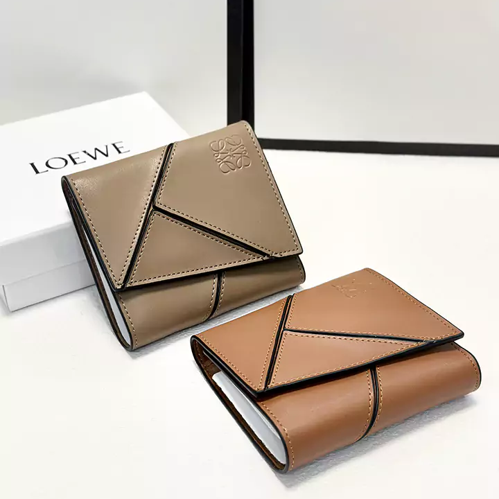 ロエベ パズル スクエア ジップウォレット レディース LOEWE 二つ折り財布 コンパクト 革 ミニ財布 大人 オシャレ 激安 財布