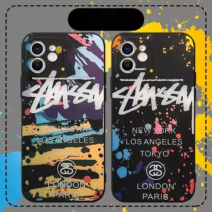 ブランド ステューシー/Stussy iPhone 16 Pro Max ケース 薄型 ソフトシリコン製 グラフィティデザイン 面白い スポーティなスタイル