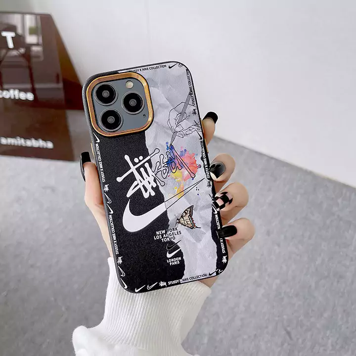 ステューシー stussy ナイキ nike iphone 16 plus スマホケース 16 pro 16 pro max 15 plus 15 pro max 革 海外 人気 おしゃれ 安い 販売 