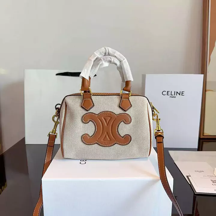 セリーヌ CELINE ボストン ショルダーバッグ キュイル トリオンフ スモール ハンドバッグ レディース 斜め掛けバッグ