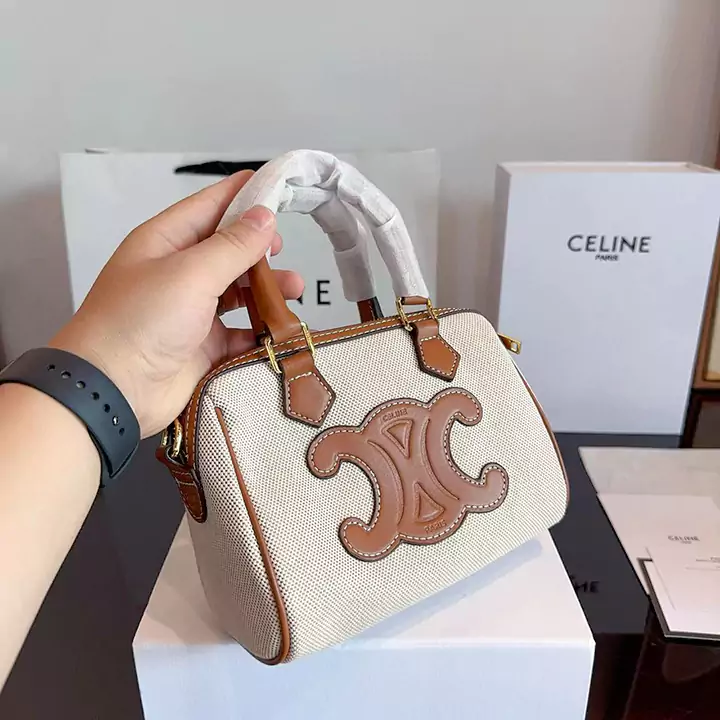 セリーヌ CELINE ボストン ショルダーバッグ キュイル トリオンフ スモール ハンドバッグ レディース 斜め掛けバッグ