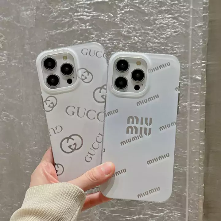 グッチiPhone16シルバーホットスタンプモバイルケース