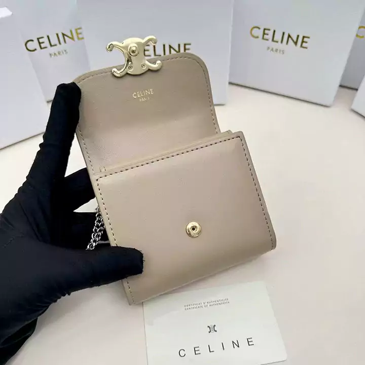 セリーヌ ミニ財布 レデイース 上品 牛革 ショルダーバッグ 人気 ブランド celine